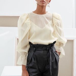 & Other Stories- Organza Top